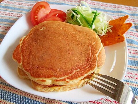 ドリトスタコス風味とツナのパンケーキ♪